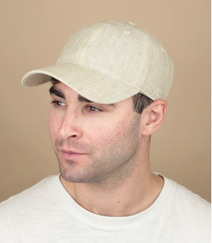 Baeball Cap Linen beige