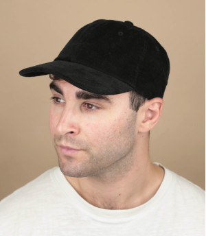 Dad Hat Blank Corduroy black