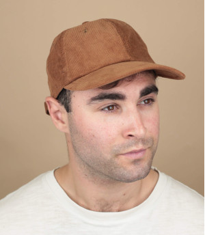 Dad Hat Blank Corduroy camel