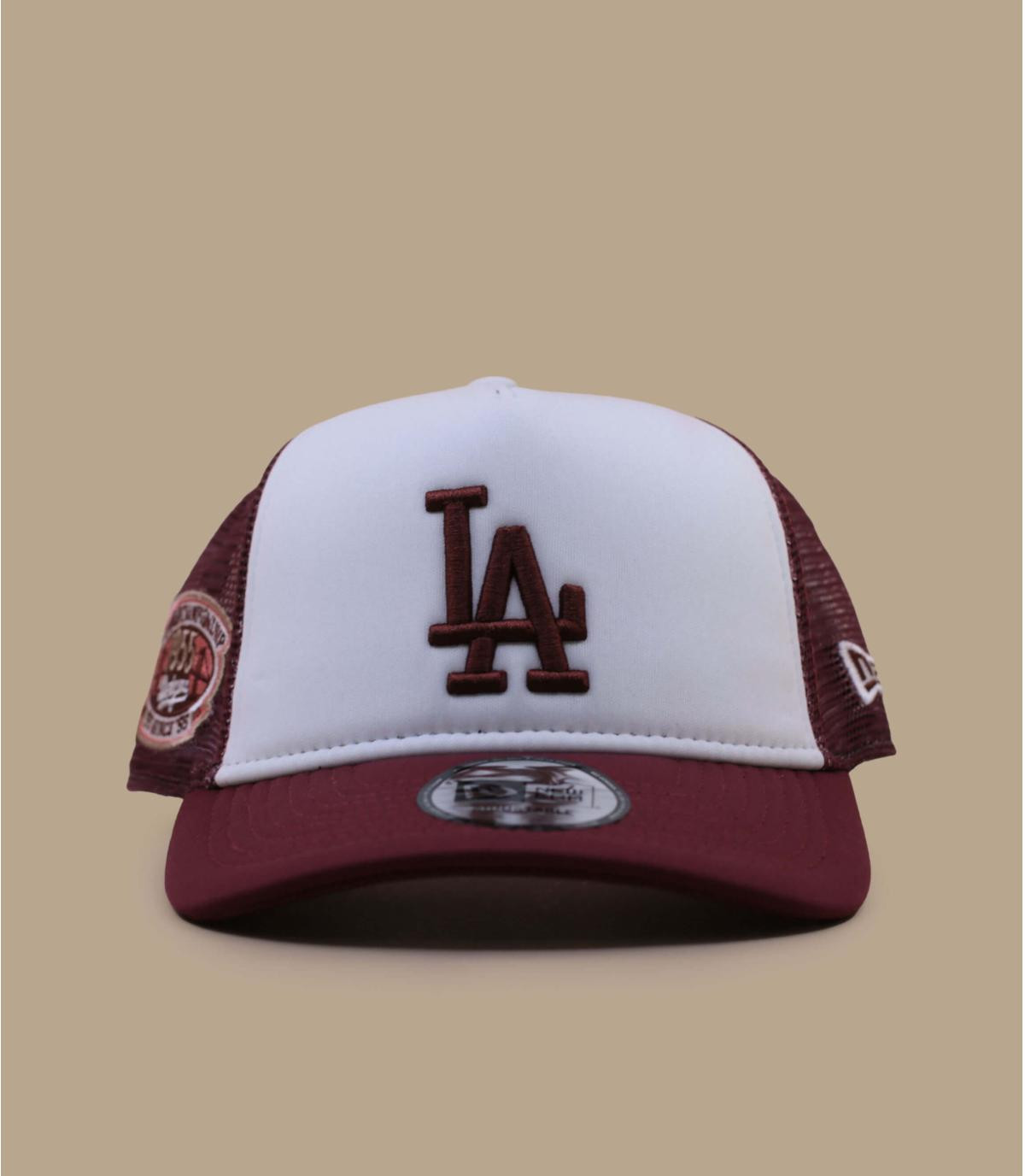 La Gorra Trucker Roja Y Blanca Gorra World Series Trucker Los Angeles Dodgers New Era Headict