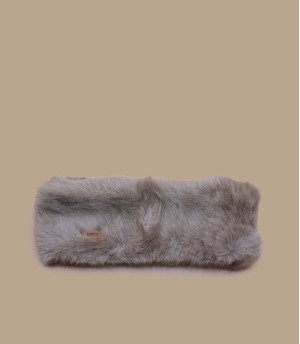 Fur Headband pale army