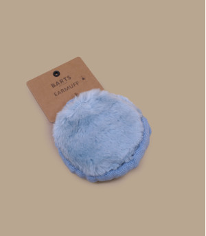 Plush Earmuffs light blue